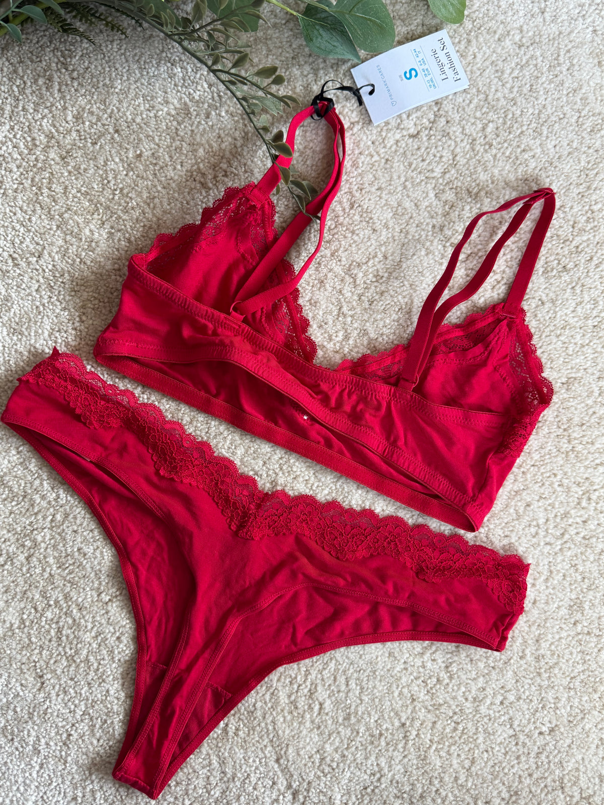 Non Padded Lace Set