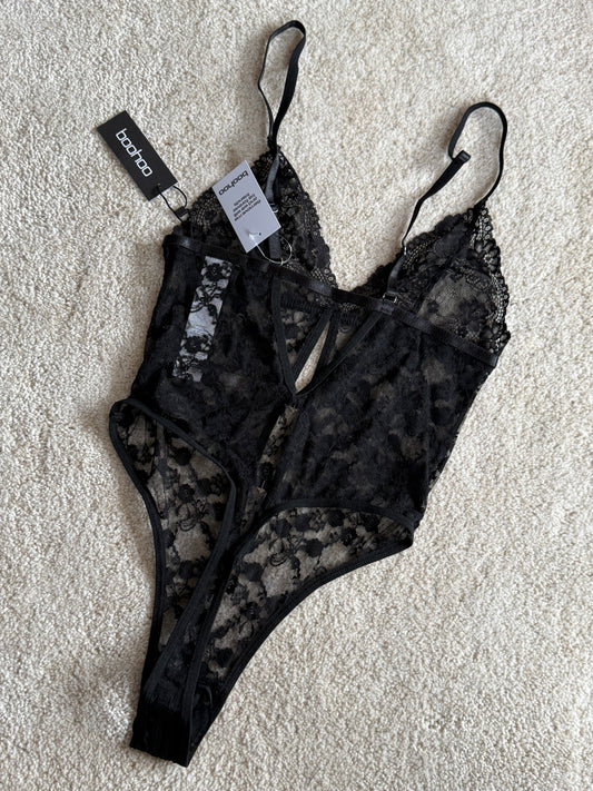 Cut Out Lace Bodysuit