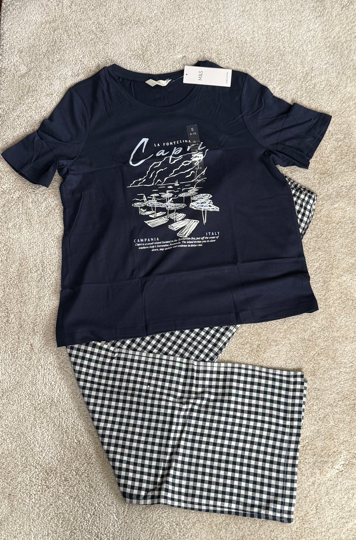 M&S Cotton PJ Set