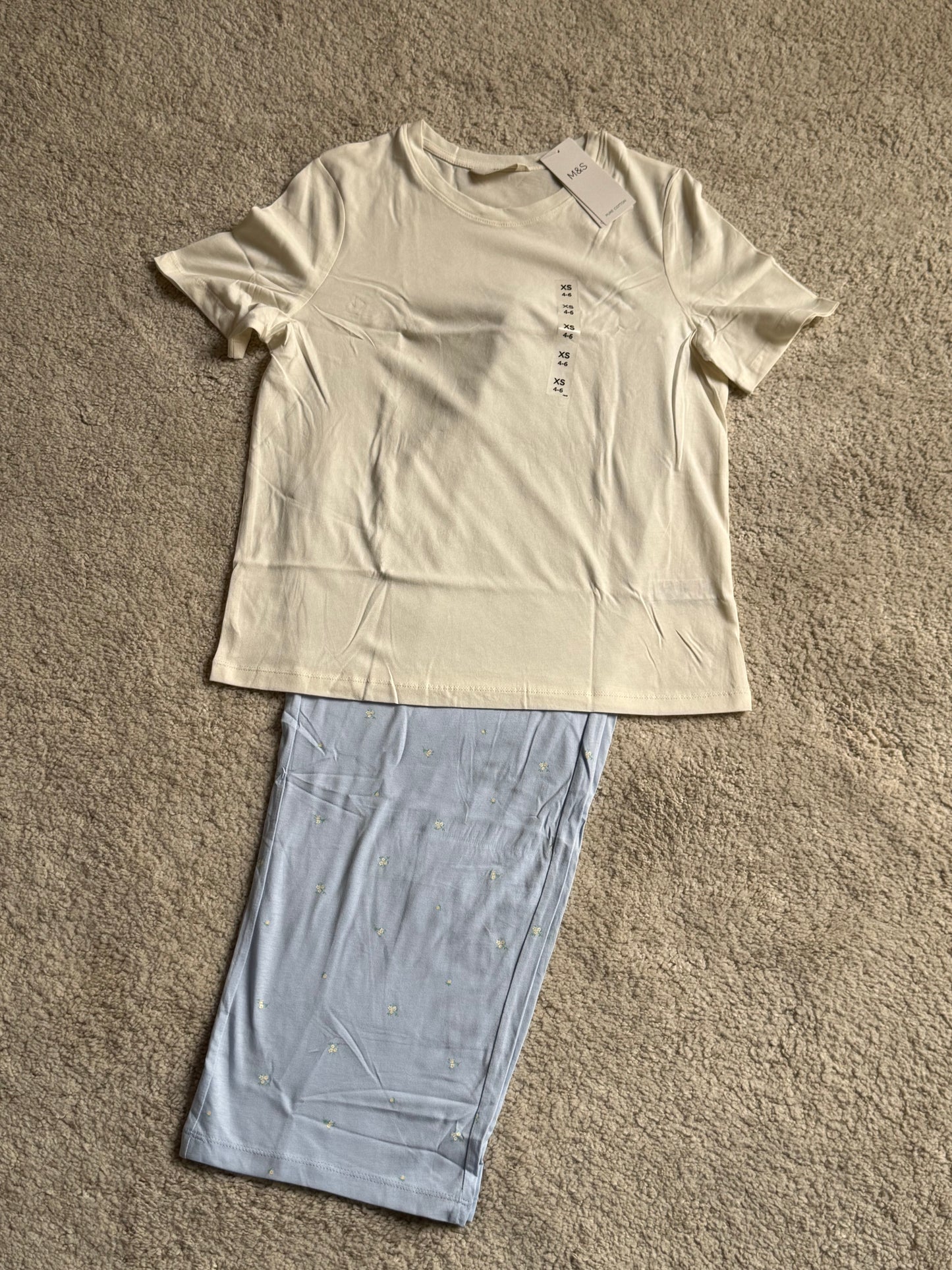 M&S Cropped PJ Set