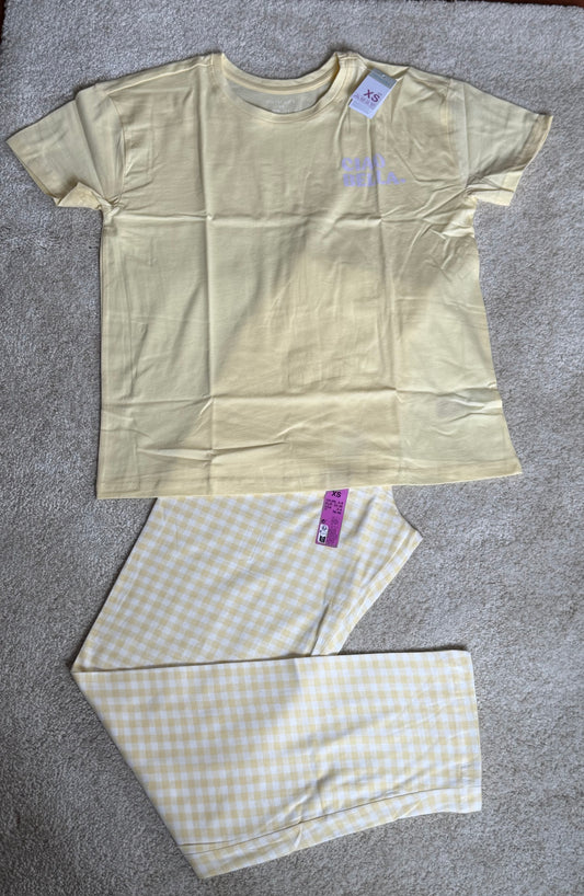 Cotton Short Sleeve PJ Set