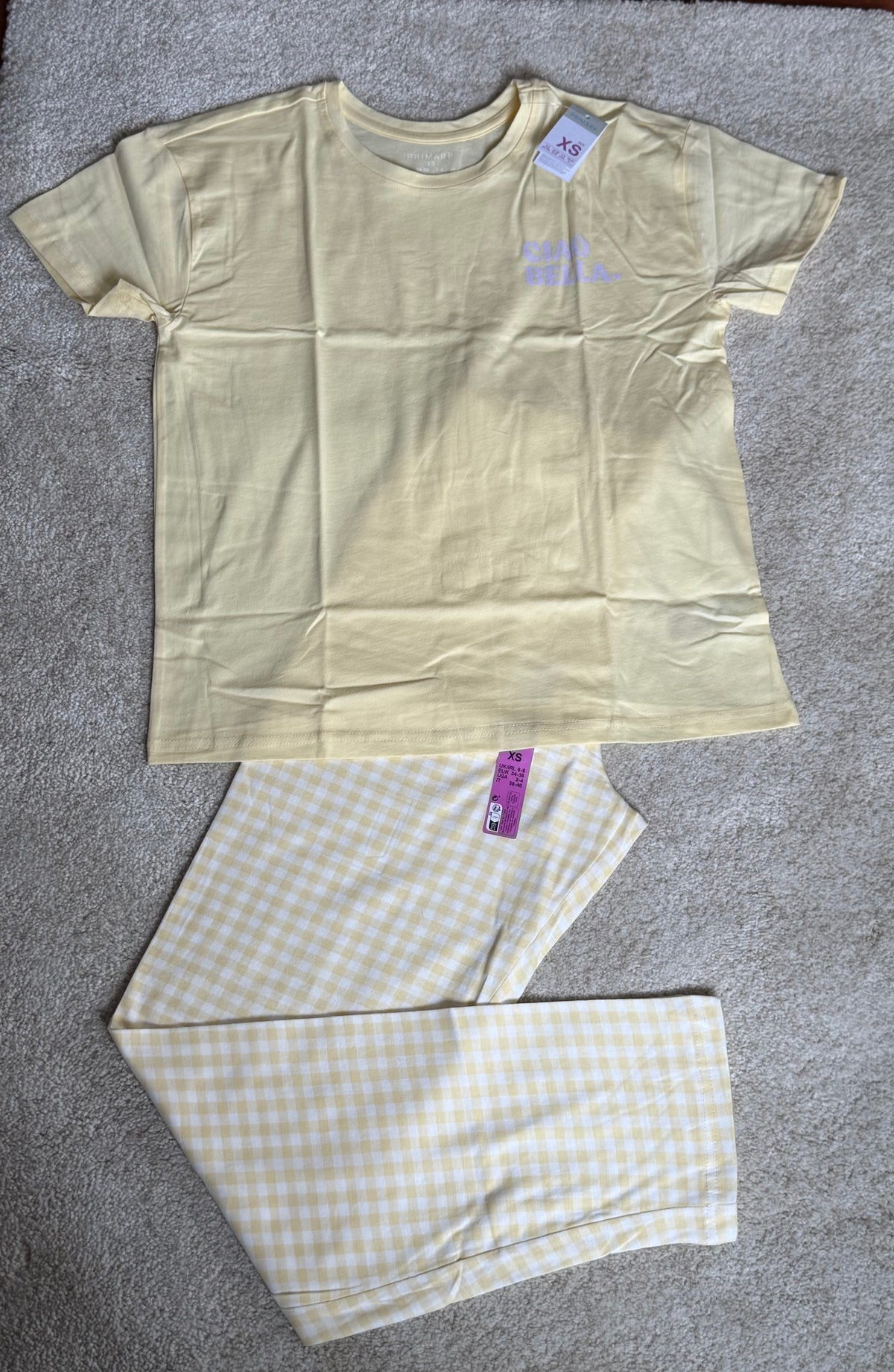 Cotton Short Sleeve PJ Set