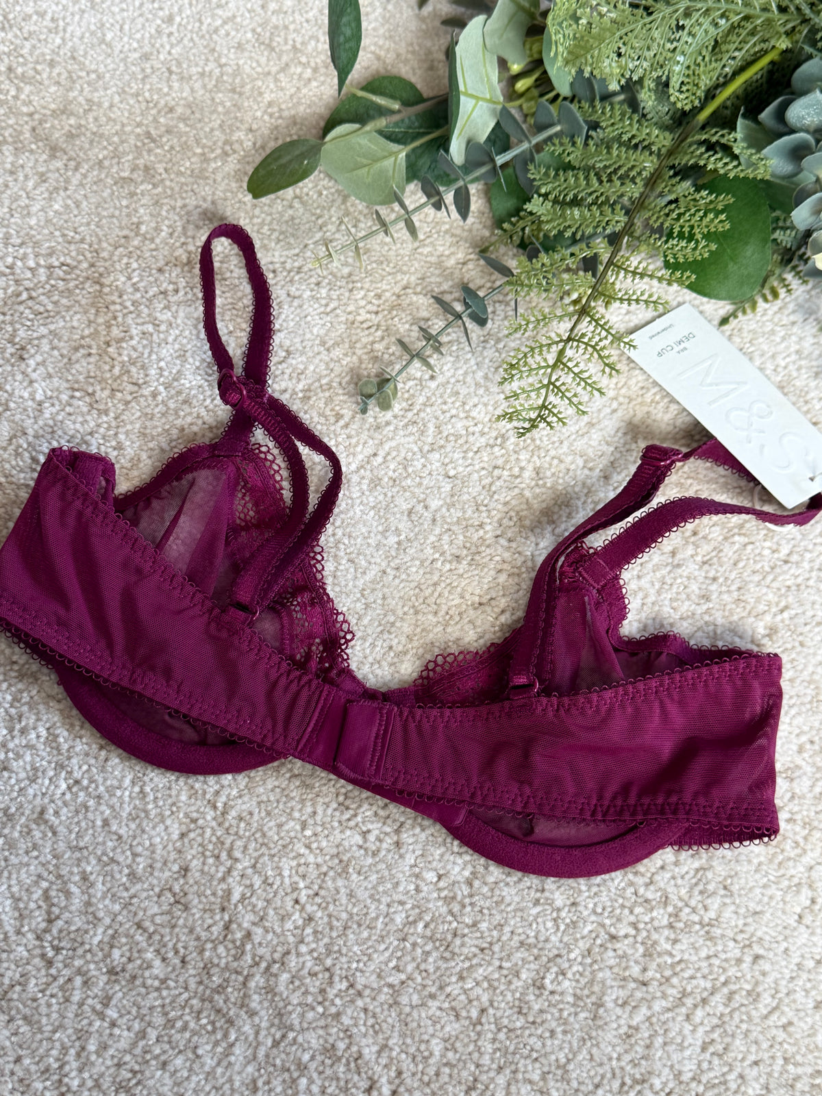 M&S Non Padded Demi Bra