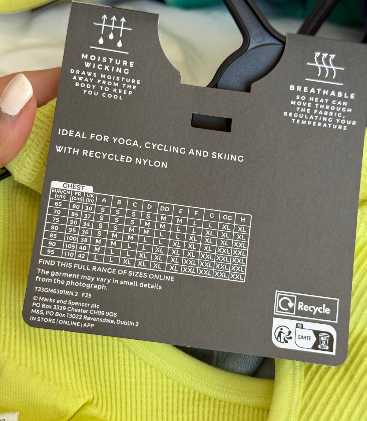 M&S Sports Bra
