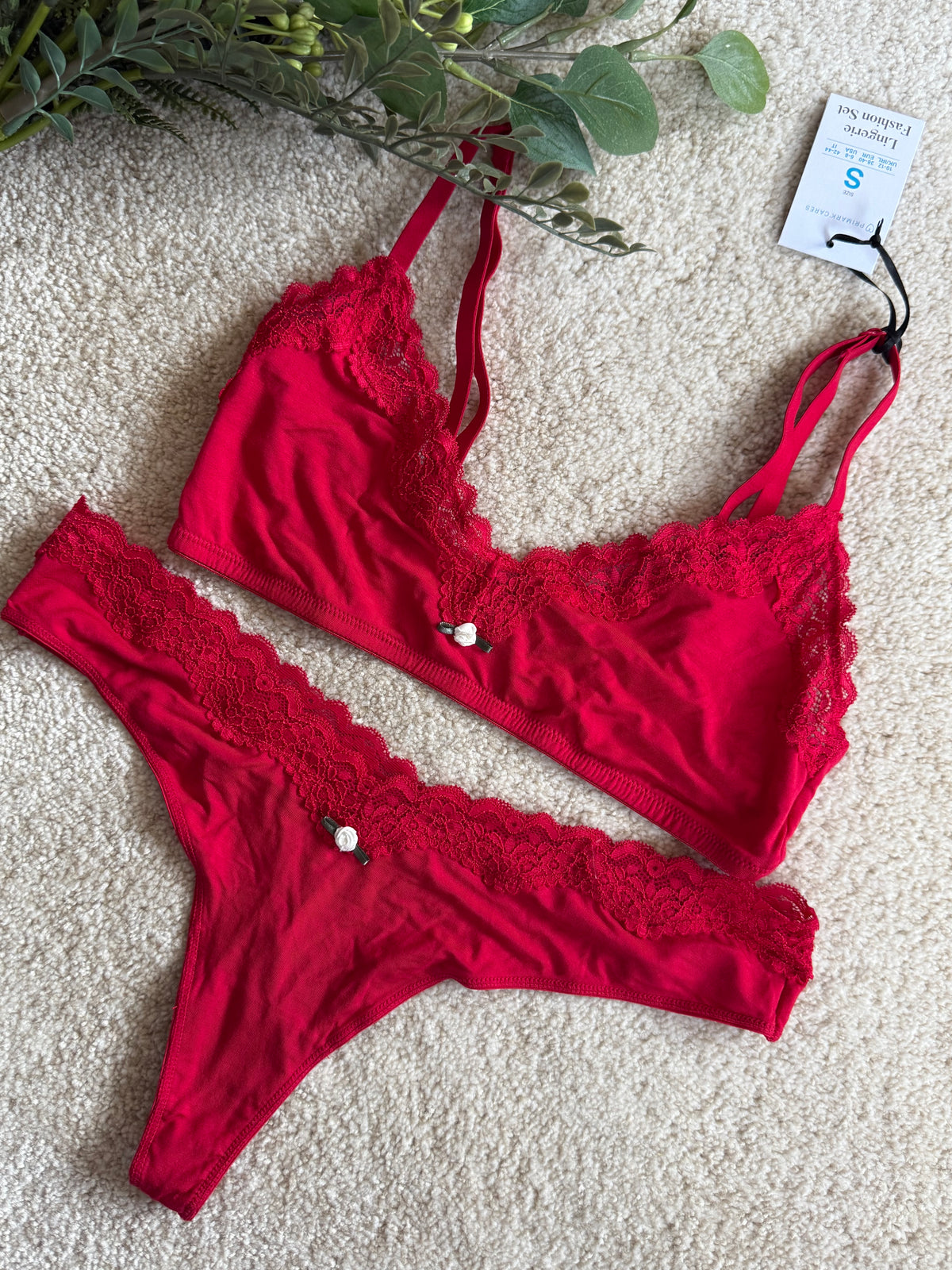 Non Padded Lace Set
