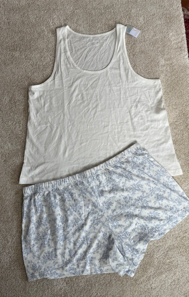 Cotton Vest and Shorts Set