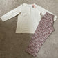 Cropped Cotton PJ Set