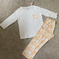 Cropped Cotton PJ Set