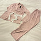 Satin Tie PJ Set