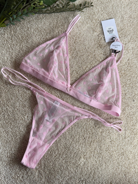 Non Padded Printed Lingerie Set