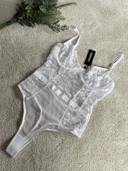 Embroidered Bodysuit