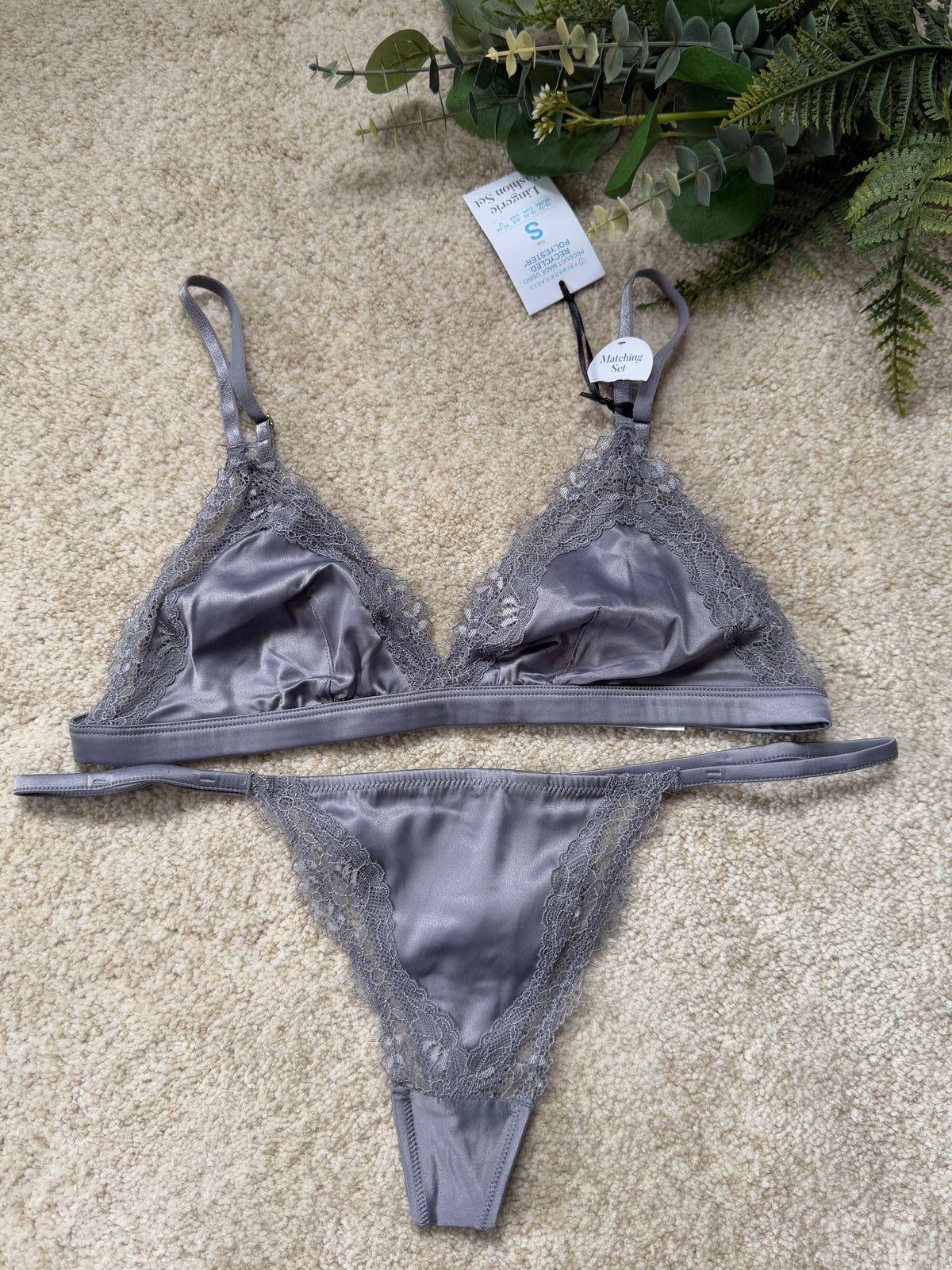 Satin Non Padded Set