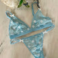 Non Padded Printed Lingerie Set