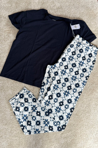 Cotton Short Sleeve PJ Set