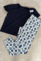 Cotton Short Sleeve PJ Set