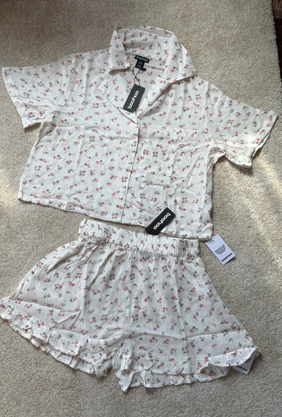 Floral Shorts Set