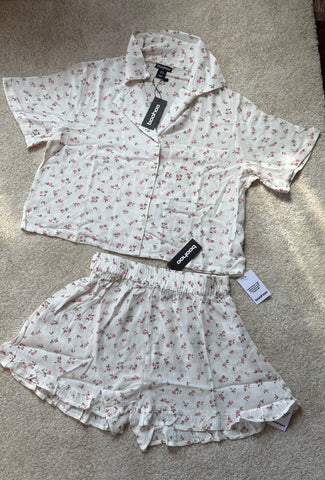 Floral Shorts Set
