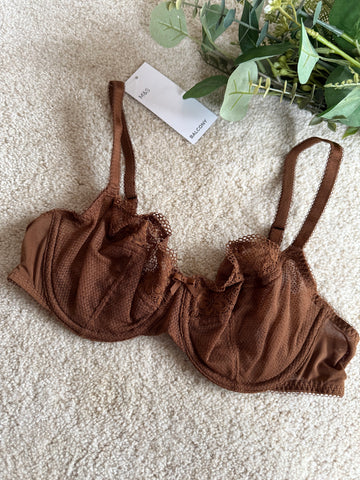 M&S Non Padded Balcony Bra