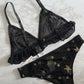 Glitter Ruffle Triangle Set