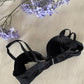 Satin Trim Balcony Bra