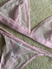 Non Padded Printed Lingerie Set