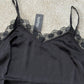 Satin Lace Trim Nightie