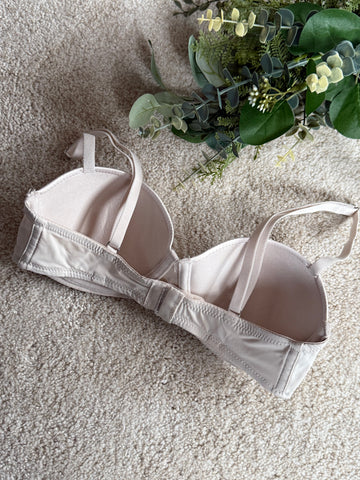 Satin Trim Balcony Bra