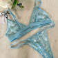 Non Padded Printed Lingerie Set