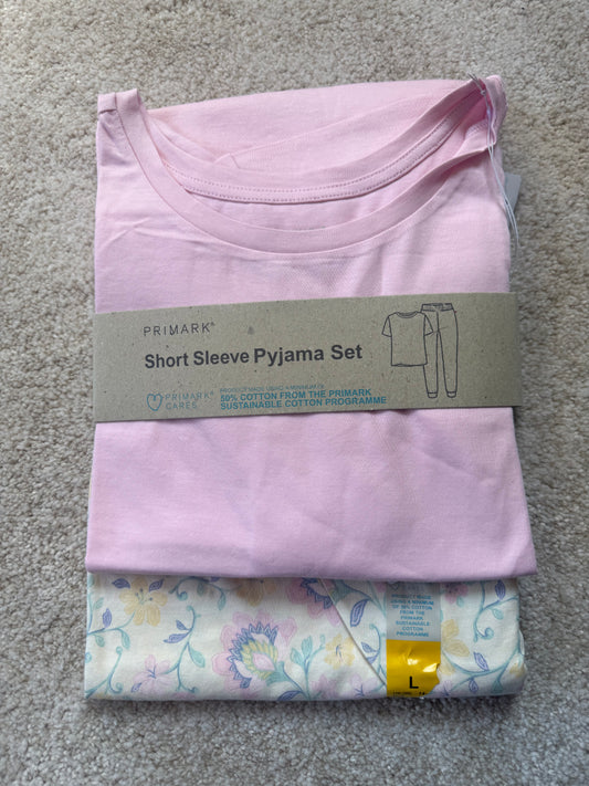 Cotton Short Sleeve PJ Set