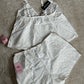 Broderie Shorts Set