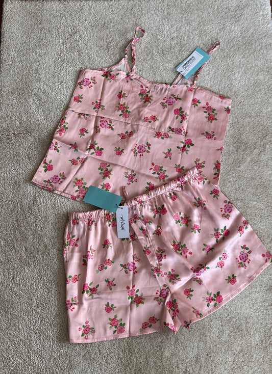 Satin Cami & Shorts Set