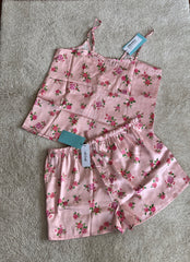 Satin Cami & Shorts Set
