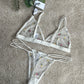 Non Padded Printed Lingerie Set