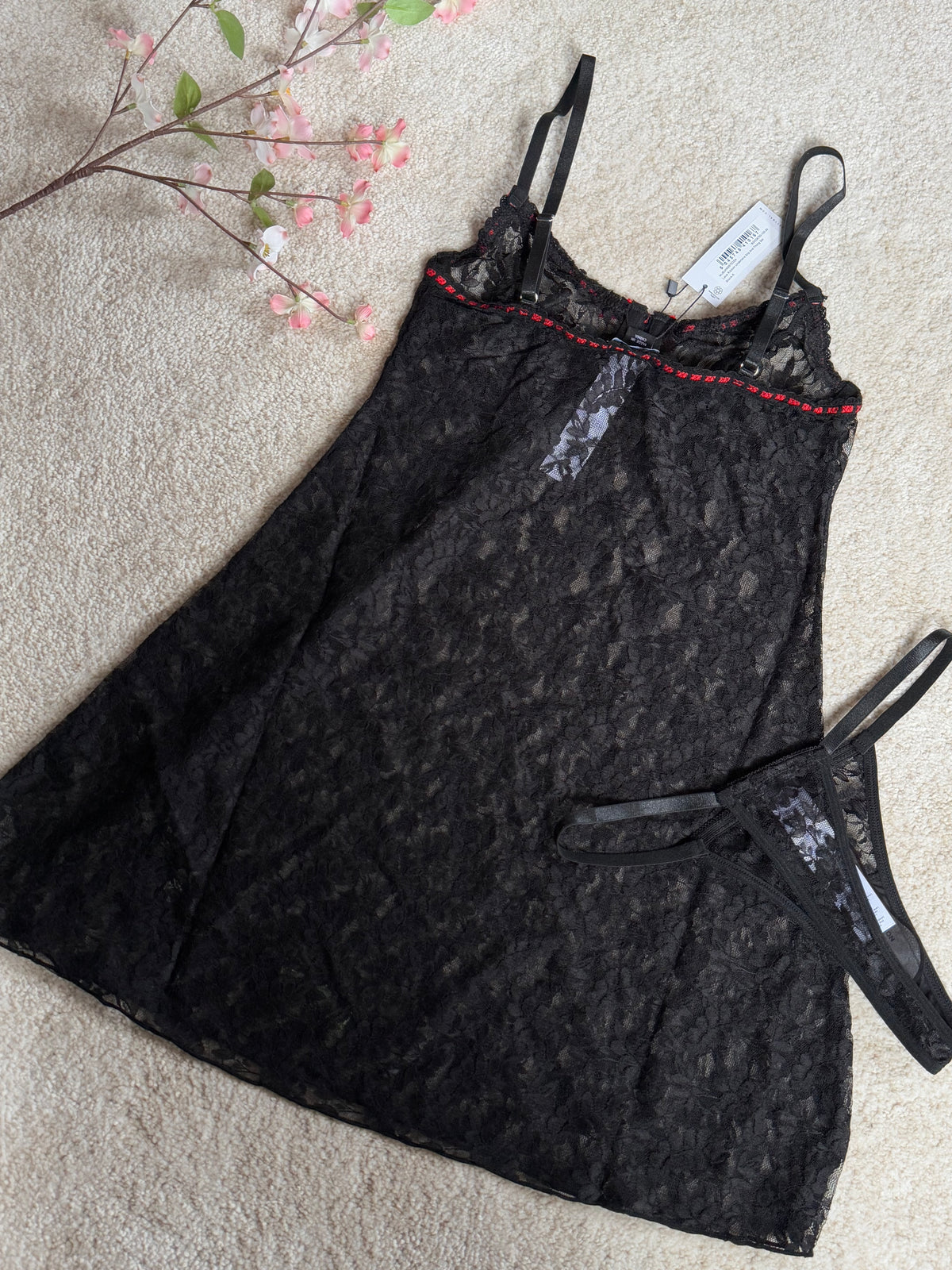 Slip and Thong Set