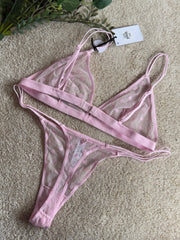 Non Padded Printed Lingerie Set