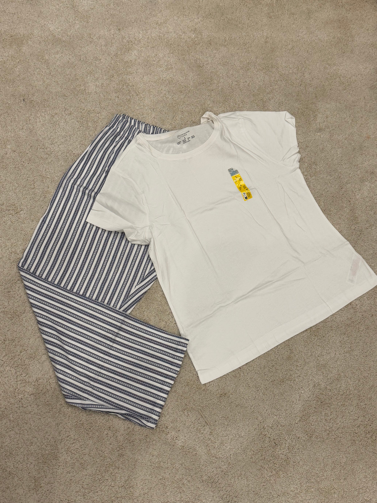 Cotton Short Sleeve PJ Set