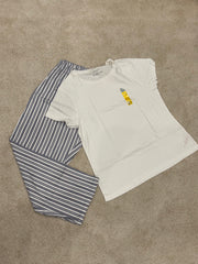 Cotton Short Sleeve PJ Set