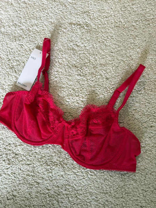 M&S Non Padded Balcony Bra