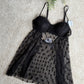 Cupped Bust Mesh Babydoll