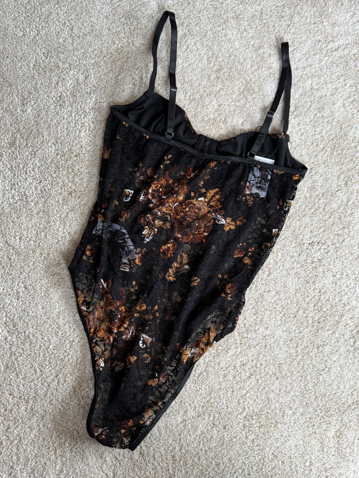 Floral Embroidered Bodysuit