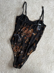 Floral Embroidered Bodysuit