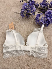 Lace Detail Plunge Bra