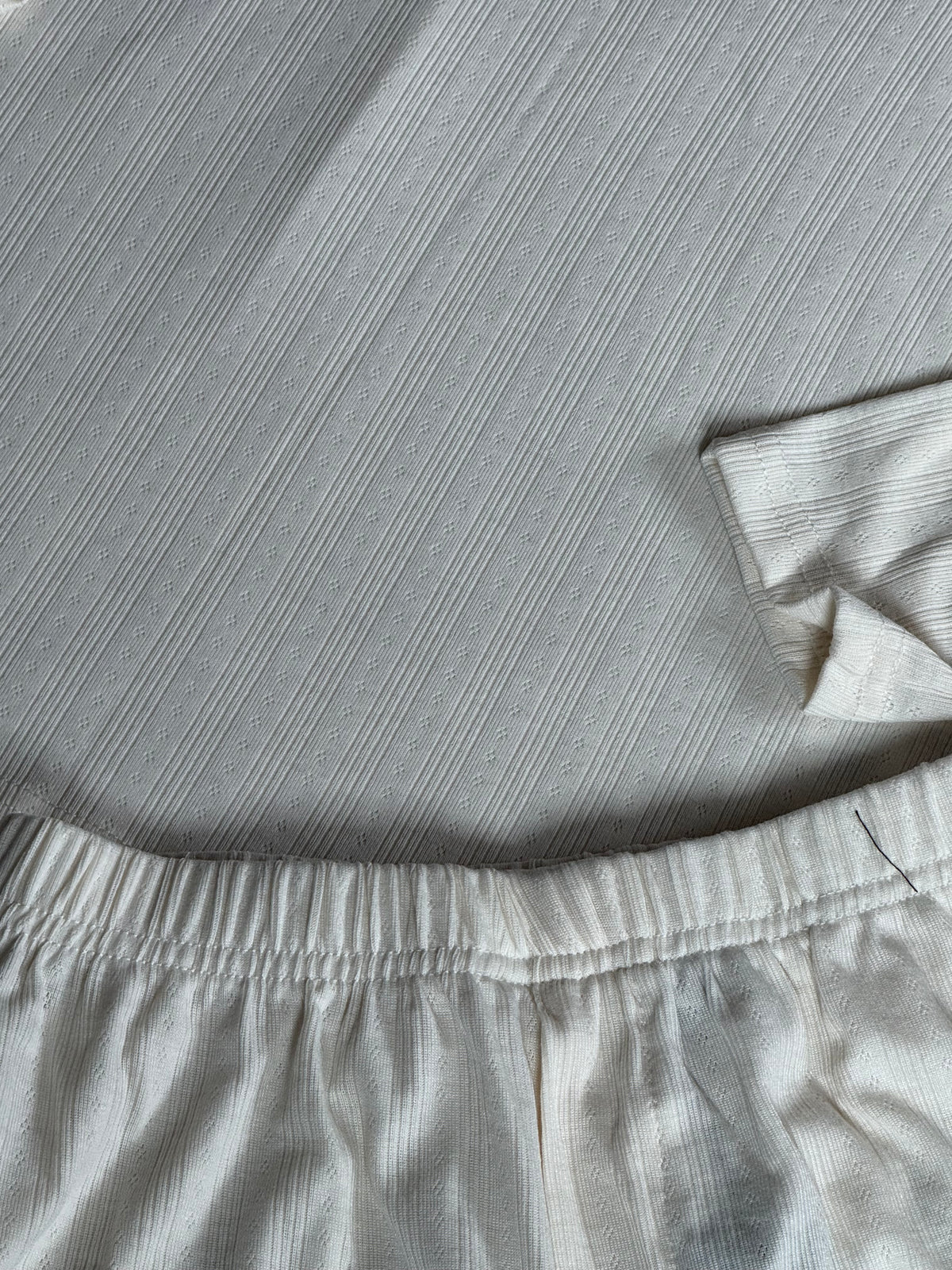 Pointelle Top and Shorts Set