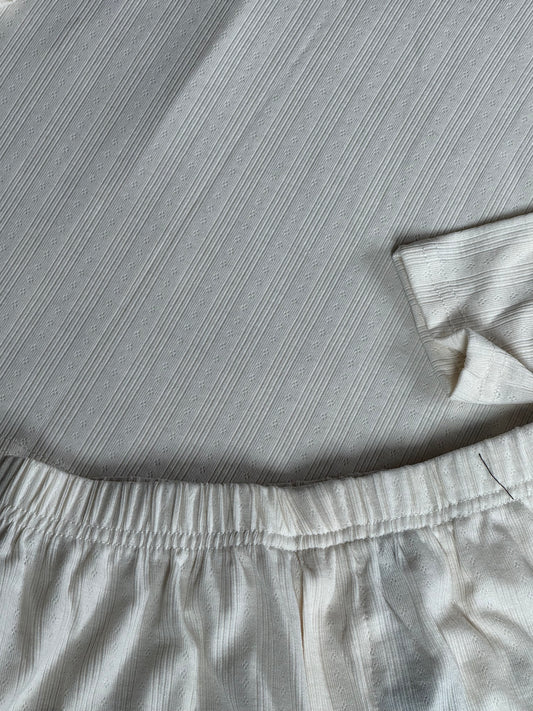 Pointelle Top and Shorts Set