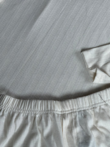 Pointelle Top and Shorts Set