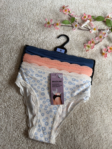 M&S 3 Pack Brazillian