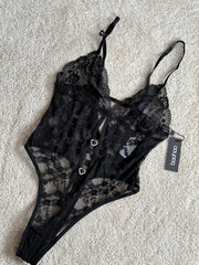 Cut Out Lace Bodysuit