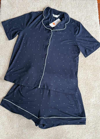 M&S Soft Touch Shortie Set