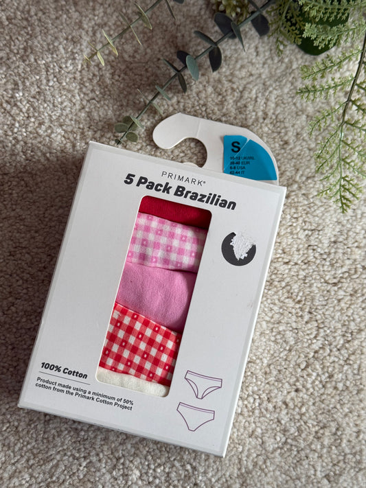 5 Pack Cotton Brazilian