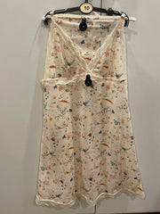 Printed Nightdress with Thong